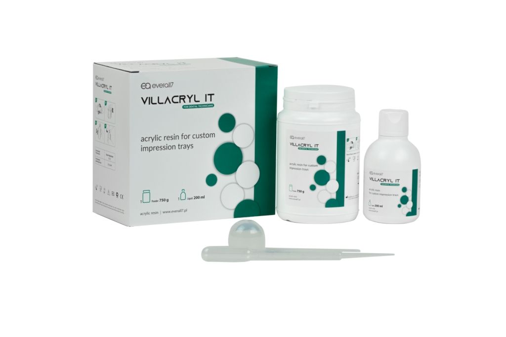 Пластмасса Villacryl IT цвет розовый, 750г + 200мл