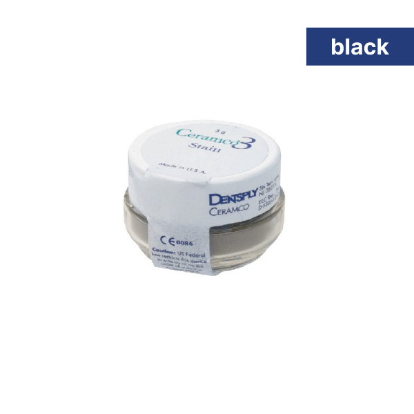 Керамическая масса Ceramco3 краситель Stain цвет Black, 3г