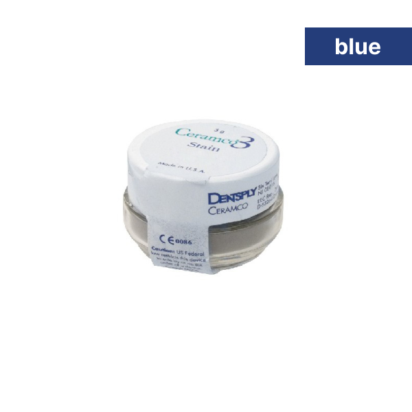 Керамическая масса Ceramco3 краситель Stain цвет Blue, 3г