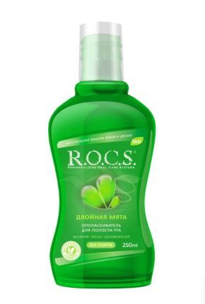 Ополаскиватель ROCS Двойная мята, 250 мл 